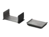 BOPLA ABPH 1680-0100 KWL (84468100) - aluminium profile, horizontally-divided with wall brackets and radiator (169 x 82 x 100 mm)