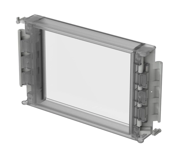 Bopla FD 6000 G (79003200) - pokrywa przezroczysta przednia z wgłębieniem i z uszczelką obudowy CombiCard 5000-7000 (226 x 146 x 34 mm, 3U 30HP)