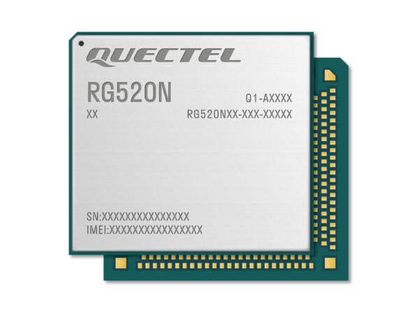 Quectel RG520N-EU 4+4 z dodatkowym wsparciem anteny smart - moduł 5G