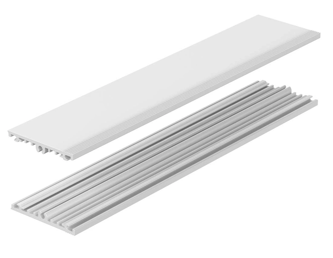 Bopla ARPMG 00/42-210 (87132100) - profil aluminiowy półotwarty modułowy dzielony (43,1 x 75 x 200 mm)