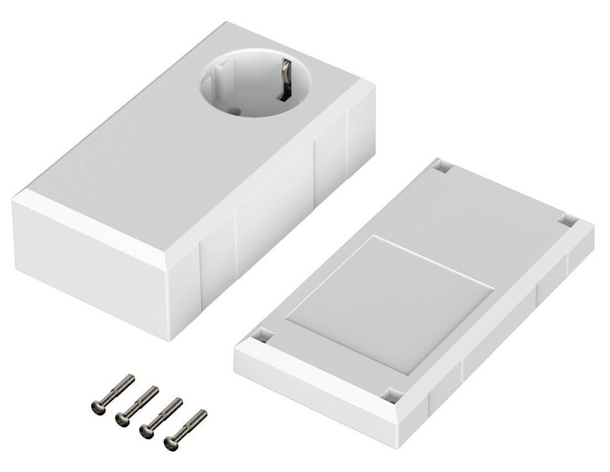 Bopla ESO 1250 E / ESU 1200 - 9016 (44002509) - obudowa Elesett (125 x 67 x 50 mm)