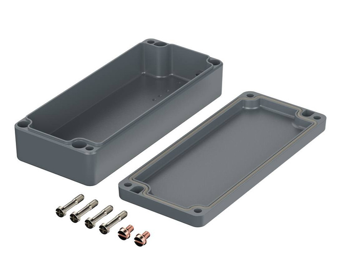 Bopla A 103 (01103000) - aluminium enclosure with neoprene seal (150 x 64 x 34 mm)