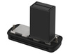 BOPLA ABM 800 SAL BE (84084100) - mounting lid with hinged aluminium flap and compartment for 9V block battery for AB 800