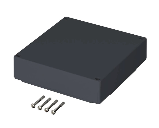 Bopla FD 1000 (19002700) - przednia bez wgłębienia pokrywa z uszczelką obudowy CombiCard 1000-3000 (133 x 138 x 34 mm)