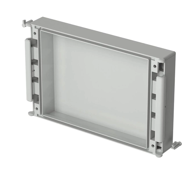 Bopla FD 6000 (79002900) - pokrywa przednia z wgłębieniem i z uszczelką obudowy CombiCard 5000-7000 (226 x 146 x 34 mm, 3U 30HP)