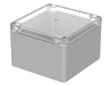 Bopla M 227 G (02227100) - PC enclosure with crystal-clear lid (122 x 120 x 85 mm)