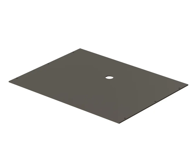 Bopla M 7000 K (80070100) - mounting panel for rear lid RD 7000 K (BK) with terminal compartment CombiCard 5000-7000