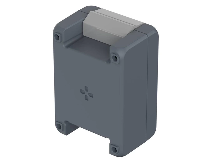 Bopla BA 100806 F SIL-7024 (00122124.SIL) - aluminum enclosure with a recess in the cover and silicone lid seal (121 x 86 x 60 mm)