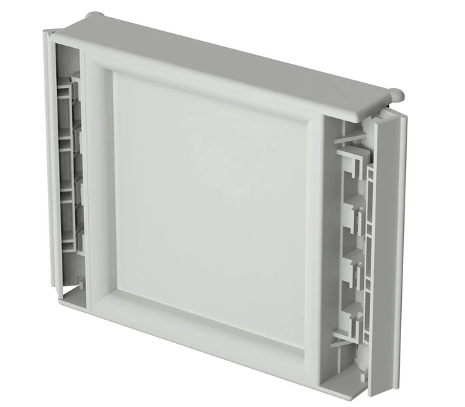 Bopla FR 5000 (79003700) - pokrywa przednia zamknięta, z uszczelką, przykręcana śrubami do obudowy CombiCard 5000-7000 (175 x 146 x 34 mm, 3U 20HP)