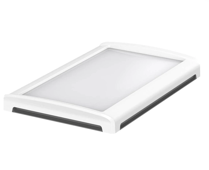 Bopla BOV 2114_ FO 9003 D LL (48336431) - BoVersa translucent plastic lid with open white design cover (210 x 140 x 24 mm)