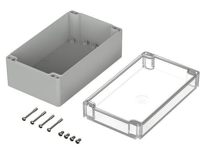 Bopla M 237 G (02237100) - PC enclosure with crystal-clear lid (200 x 120 x 90 mm)