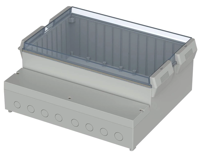 Bopla RCP 4000 (41400109) - RegloCard-Plus enclosure with crystal-clear lid (363.4 x 318.6 x 150 mm)