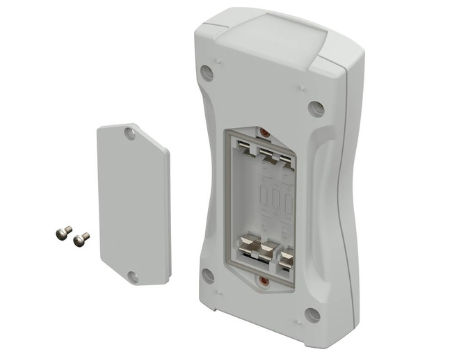 BOPLA BS 504 F-7035 (82504135) - obudowa z ABS z pojemnikiem na baterie (140,3 x 72,9 x 31,3 mm)