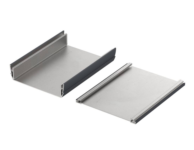 Bopla ASPH 1540-0200 7024 (94252200) - enclosure profiles, horizontally-divided (154 x 44 x 200 mm)