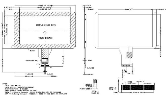 Powertip PH800480T013-IHC13 - CTP display