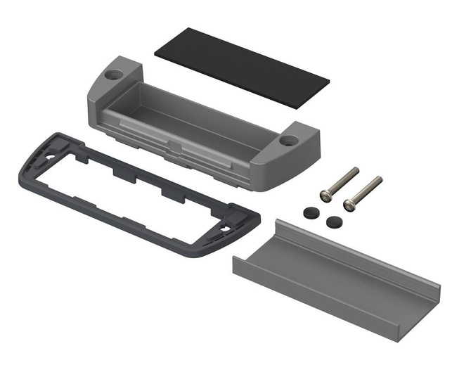 Bopla ASM 1030 AL-9006 (94421400)- pokrywa boczna z nakładką do obudowy ASP 1030