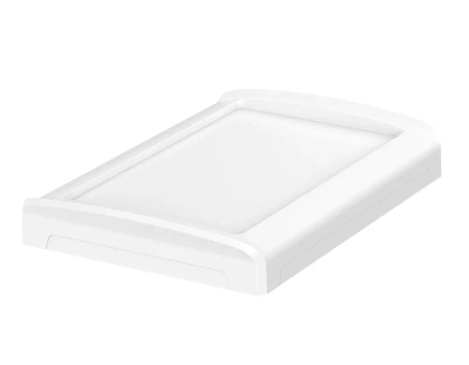 Bopla BOV 1209 FO-9003 - OT-9003-SILC (48312233.SILC) - white BoVersa plastic lid with open white design cover with silicone seal (125 x 88 x 19 mm)