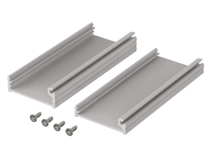 Bopla F 420-100 (97142100) - aluminium profile (41.6 x 20.4 x 100 mm)