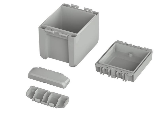 Bopla B 100809 ABS 7035 (96032135) - obudowa uniwersalna (113 x 80 x 90 mm)