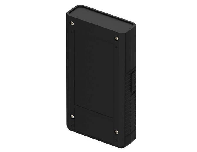 Bopla BOS 761-9005 (34761000) - obudowa ręczna z wgłębieniem powierzchni pod montaż licujący klawiatur i bocznym przełącznikiem on-off (157 x 84 x 30 mm)