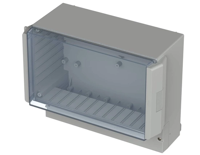 Bopla RCP 2500 (41250109) - obudowa RegloCard-Plus z panelem przezroczystym (257 x 217 x 132,5 mm)