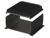 BOPLA ABPH 1680-0150 KWL (84468150) - aluminium profile, horizontally-divided with wall brackets and radiator (169 x 82 x 150 mm)