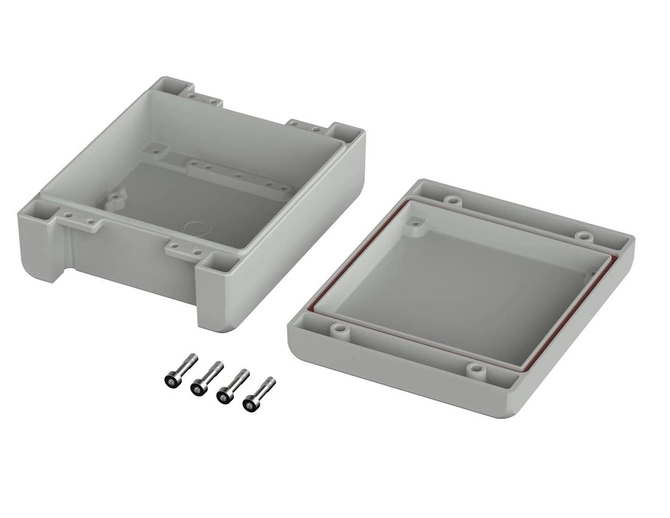 Bopla BA-S 141306 F SIL-7035 (00163225.SIL)- enclosure with membrane lid, screwed (159 x 128 x 60 mm)