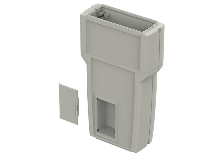 Bopla ART 655 F with BE 30 (34165581) - enclosure with membrene keypad area and battery compartment(204 x 110 x 41 mm)