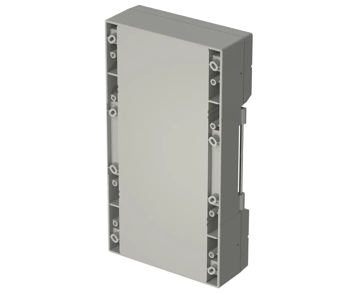 Bopla RD 5000 BK (79000700) - rear lid with seal and terminal compartment on both sides CombiCard 5000-7000 (175.7 x 236.7 x 50 mm 3U 20HP)