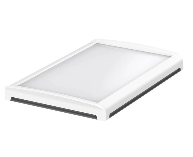 Bopla BOV 2819_ FO 9003 D LL (48338631) - BoVersa translucent plastic lid with open white design cover (275 x 185 x 29 mm)