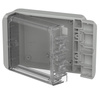 Bopla B 100804 PC-V0-G 7035 (96022145) - universal enclosure with crystal-clear lid  (113 x 80 x 40 mm)
