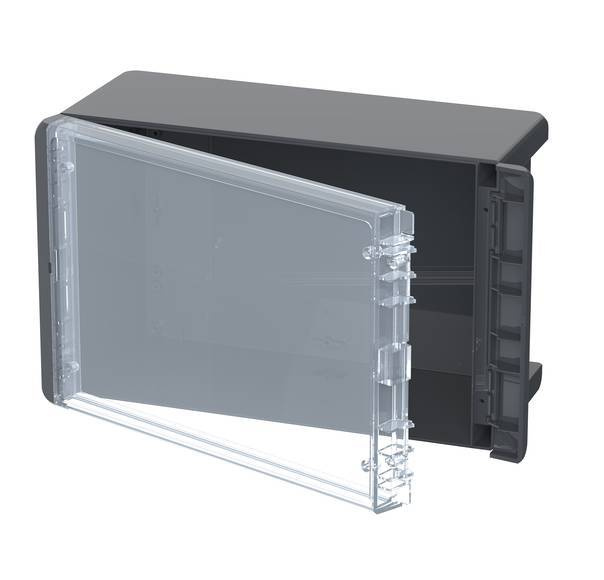 Bopla B 261712 PC-V0-G 7024 (96026364) - obudowa uniwersalna z przezroczystą pokrywą (271 x 170 x 120 mm)