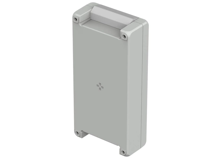 Bopla BA 241306 F SIL-7035 (00125225.SIL) - aluminum enclosure with a recess in the cover and silicone lid seal (259 x 128 x 60 mm)