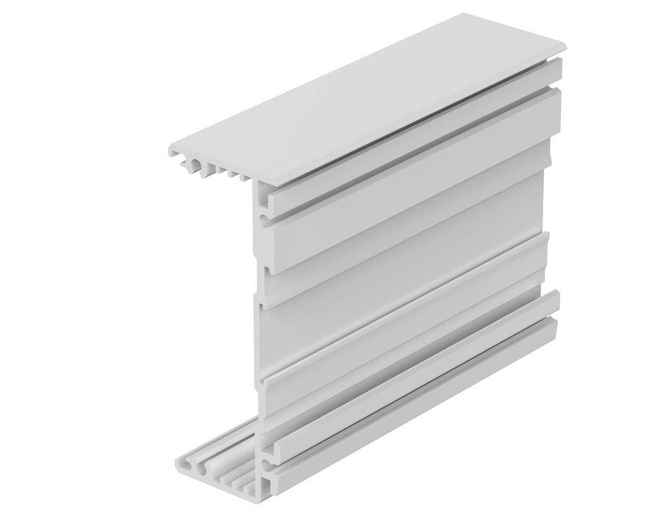 Bopla ARPG 75/31-105 (87031050) - split profile of the Alurail enclosure base (25.5 x 75 x 95 mm)