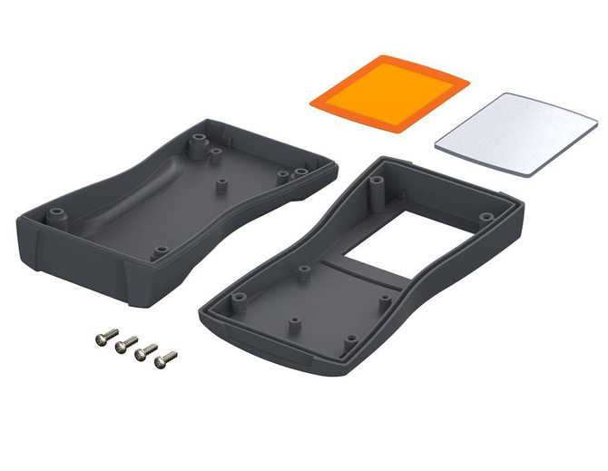 BOPLA BS 500 DIS-7024 (82500224) - ABS enclosure with display screen  (140.3 x 72.9 x 31.3 mm)