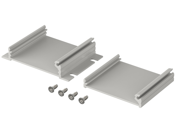 Bopla F 520-50 WL (97252050) - aluminium profile with wall brackets (55.3 x 20.4 x 50 mm)