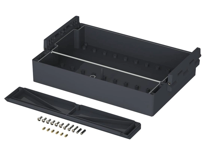 Bopla RD 3000 KSC (19005300) - rear lid with terminal compartment for CombiCard 1000-3000 (280.72 x 193 x 48 mm)