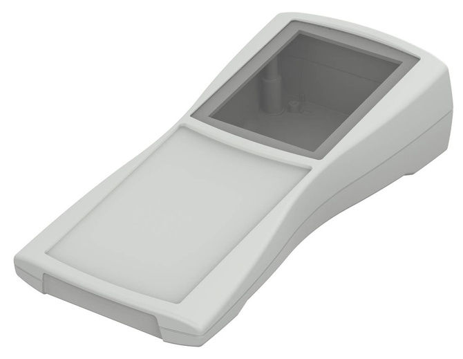 BOPLA BS 800 DIS-7035 (82800235) - obudowa z ABS z oknem wyświetlacza (209,3 x 98 x 34,8 mm)