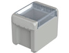 Bopla B 100809 PC-V0-G 7035 (96022135) - universal enclosure with crystal-clear lid (113 x 80 x 90 mm)