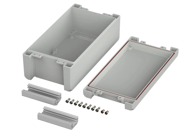 Bopla BA 241309 SIL-7035 (00115235.SIL) - enclosure with silicon lid, hinged (259 x 128 x 90 mm)