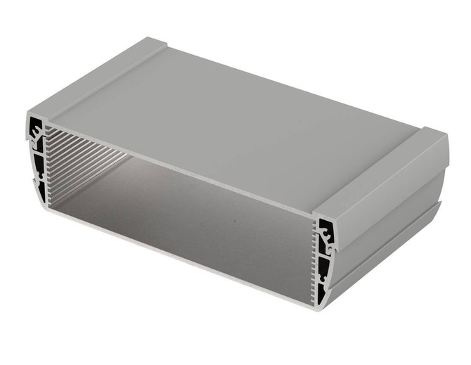 Bopla ASPH 1850-0100 9006 (94241100) - enclosure profiles, horizontally-divided (187 x 54.6 x 100 mm)