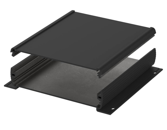 BOPLA ABPH 1300-0150 WL (84313150) - aluminium profile, horizontally-divided with wall brackets(138 x 34 x 150 mm)