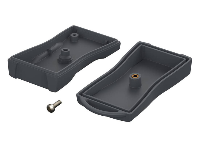 BOPLA BS 200 F-7024 (82200124) - ABS enclosure with loop for attaching lanyard (79.4 x 44.1 x 22.2 mm)