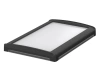 Bopla BOV 2114_ FO 9005 D LL (48336451) - BoVersa translucent plastic lid with open black design cover (210 x 140 x 24 mm)