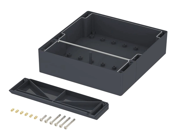 Bopla RD 2000 K (19004900) - rear lid with terminal compartment for CombiCard 1000-3000 (184.2 x 193 x 48 mm)