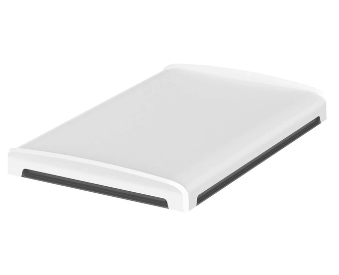 Bopla BOV 2114_ FG 9003 D LL (48436431) - BoVersa translucent plastic lid with full white design cover (210 x 140 x 24 mm)