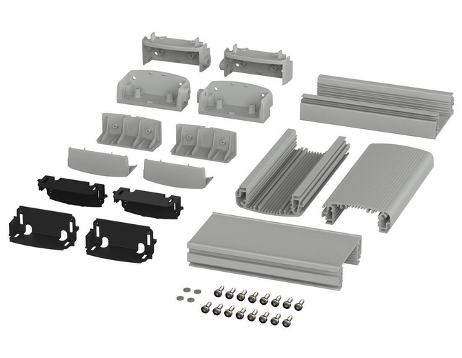 Bopla AP 102020 (64312020) - profile aluminiowe Aluplan (278 x 278 x 100 mm)