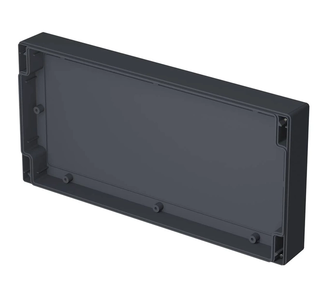Bopla FR 3000 (19002600) - closed front frame for accommodating membrane keypads with seal for CombiCard 1000-3000 (280 x 138 x 33 mm)