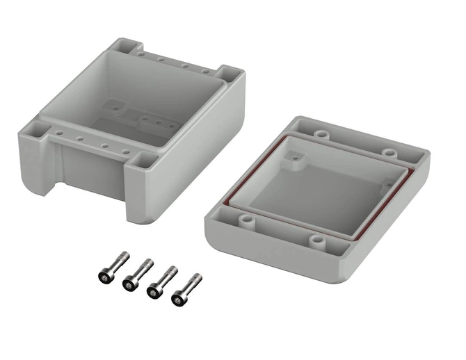 Bopla BA-S 100806 F SIL-7035 (00162125.SIL) - enclosure with membrane lid, screwed (121 x 86 x 60 mm)