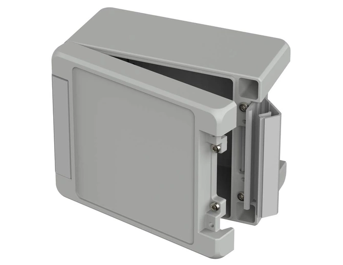 Bopla BA 141309 F SIL-7035 (00123235.SIL) - aluminum enclosure with a recess in the cover and silicone lid seal (159 x 128 x 90 mm)